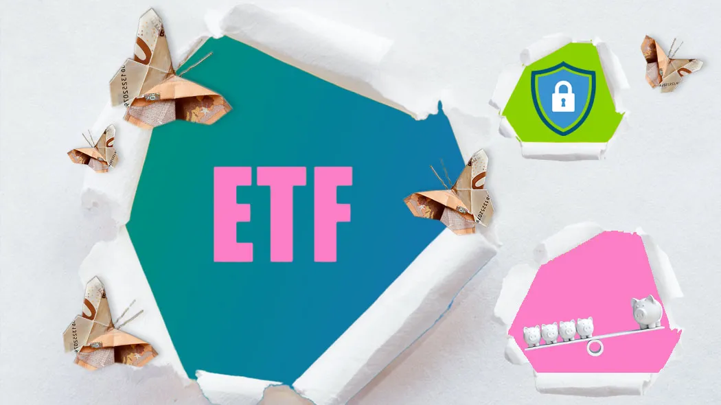 ETF text under torn paper