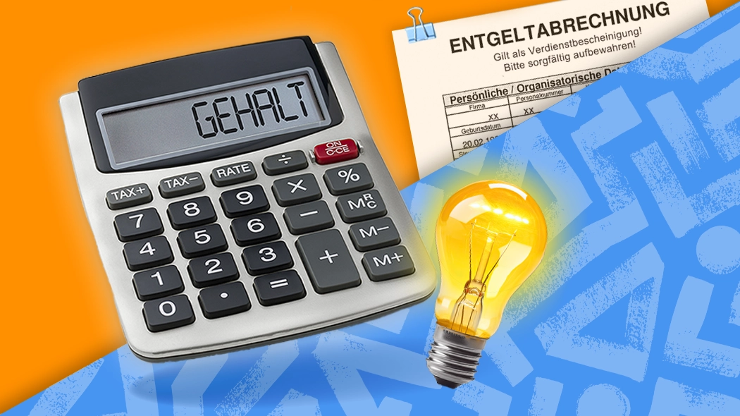 Abbildung eines Steuerrechners für die deutsche Steuererklärung mit Eingabefeldern und Ergebnissen.