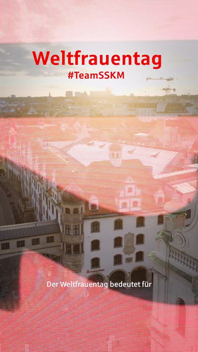 🫶 Happy International Women‘s Day 🫶

Heute ist Weltfrauentag und wir feiern alle unsere Frauen im #teamsskm - aber nicht nur heute, sondern das ganze Jahr über 💖.

Wie Karriere als Frau gelingt, wie wir Frauen uns gegenseitig bei der Stadtsparkasse München unterstützen und was der Weltfrauentag bedeutet? Das verraten euch unsere Kolleginnen Amalia, Laura, Magdalena und Regina im Reel 💪

Und falls ihr es noch nicht gemacht habt: Sagt den wichtigen Frauen in eurem Leben heute einfach mal Danke 💐👏

#Weltfrauentag #InternationalWomensDay #Networking #Karriere
