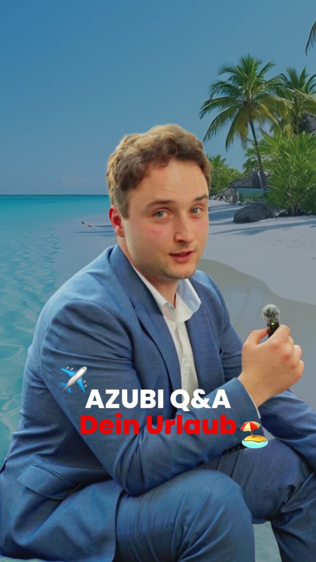Urlaub als Azubi? ✨CHECK✨
Bei der SSKM hast du als Azubi 30 Tage pro Jahr frei - und den 24.12 & 31.12. gibt’s auch noch als Bonus on top 😎🏝️ 

#Azubi #Urlaub #Benefits #TeamSSKM #StadtsparkasseMünchen