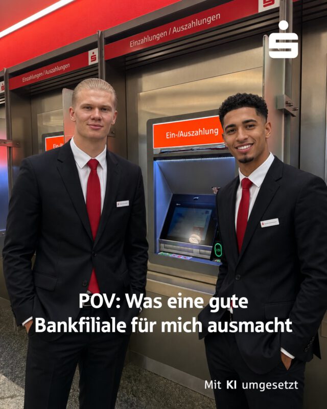 So lässt man sich doch gerne beraten 😮‍💨🤝✨

(@judebellingham @erling if you’re looking for a new challenge after the World Cup exit, come see us 🤝)

#stadtsparkassemünchen #sparkasse #bankberatung #haaland #bellingham