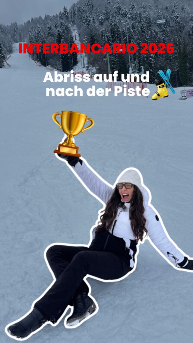 Sektduschen, Abriss auf der Piste & Erfolge im #teamsskm = ein ganz normaler Donnerstag bei der SSKM 😂🫶

Oder besser gesagt: Interbancario Tag 5 💪🔥

Was sonst noch alles so passiert ist, schaut’s euch im Reel an 🎥✨!

#interbancario #stadtsparkassemünchen #lenggries #skifahren