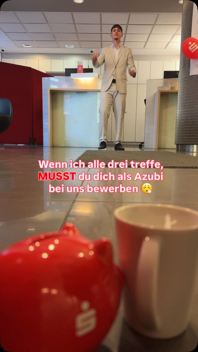 Er hat sich so Mühe gegeben, jetzt musst du dich schon bewerben … 🤯 Ausbildung ist auch lowkey cool im #teamsskm …

#ausbildung #bankkaufmann #sparkasse #recruiting