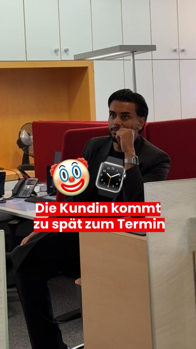 Manchmal kann man‘s einfach nicht für sich behalten … 🫣🤡😂

#kundentermin #unpünktlichkeit #bankberater #lautgedacht #officehumor

SEO: Kundin ist zu spät | Kundin benimmt sich nicht | Erst denken, dann reden