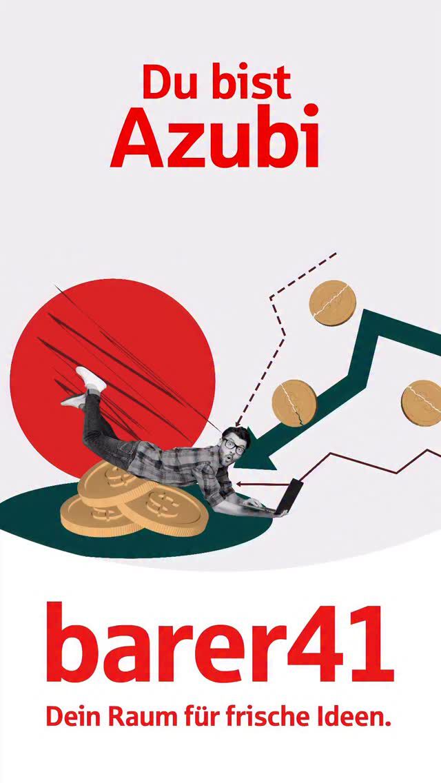 MoneyTalk – Dein Einstieg in die Welt des Geldes! 💰
 In der Ausbildung und unsicher, wie du mit deinem Geld umgehen sollst? 🤔 Dann check MoneyTalk ab!
 📍 Wann? barer41, Barer Str. 41, 80799 München
 Was geht: 💡 Finanz-Tipps, die du wirklich brauchst 💵 Sparen, Investieren & clever planen 🍹 Coole Drinks & chillige Vibes 🤝 Austausch mit anderen Azubis & Expert:innen
 Komm’ vorbei und mach dein Finanz-Game ready für die Zukunft! 🚀 #finance #stadtsparkassemünchen #finanziellebildung #barer41 #studentenberatung #networking