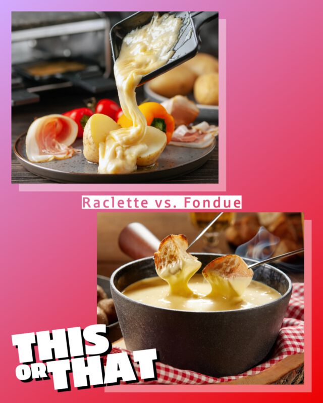 Na, was ist dein Go-to zur Weihnachtszeit? 😋🧀 
#weihnachten #thisorthat #raclette #fondue #stadtsparkassemünchen