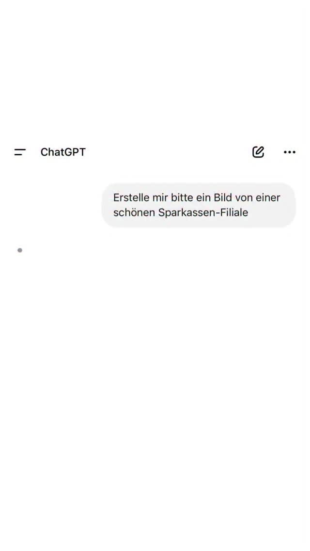Selbst Chatty sagt wir sind die Krassesten 😚👈🏼 

#trend #KI #chatgpt #sparkasse #bank