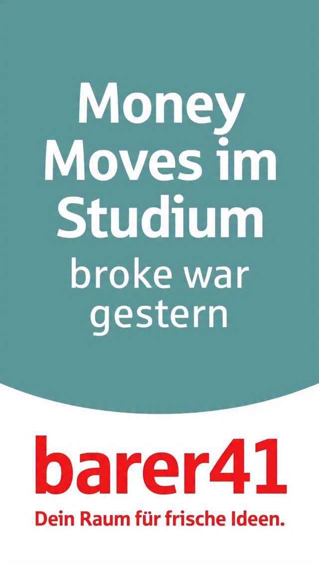 💡 Money Moves im Studium – broke war gestern! 🎓💶

Geldstress im Studium? Das muss nicht sein!
Am Mittwoch, 8. Oktober 2025, von 17:00 – 18:30 Uhr zeigen wir dir im Seminar „Money Moves im Studium“, wie du:
✅ den Überblick über dein Budget behältst
✅ mehr aus deinem Geld machst
✅ entspannter durchs Semester kommst

Ohne Fachchinesisch, ohne trockene Theorie – nur praktische Tipps, die dich wirklich weiterbringen. 🚀

👉 Jetzt anmelden und dabei sein: http://s.de/2ya8 #stadtsparkassemünchen #barer41 #finacialfreedom #finanzwissen