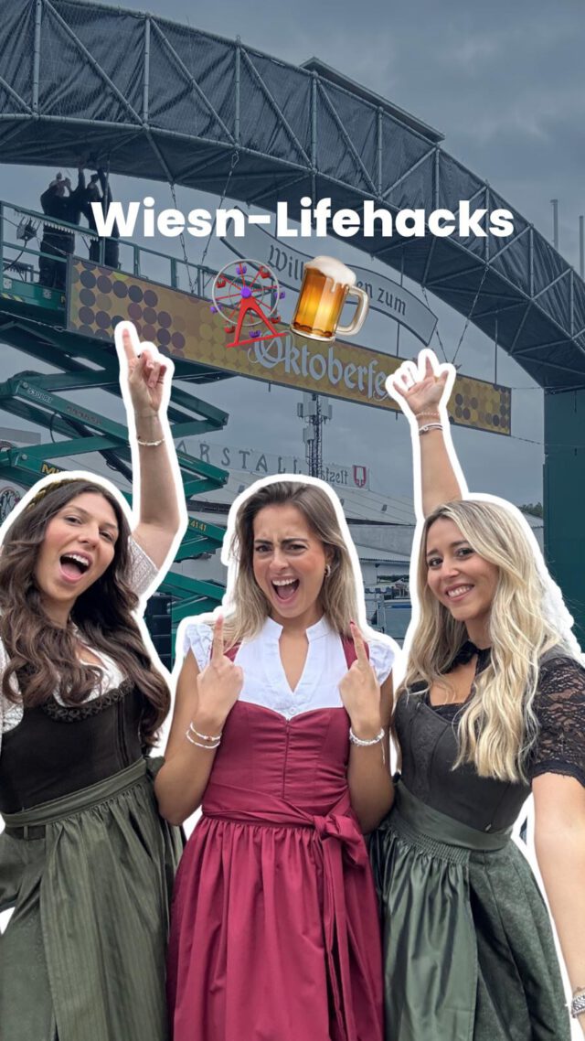 Mit diesen 5 Wiesn-Hacks bist du top vorbereitet für die schönste Zeit im Jahr 😎🎡
Du kennst noch mehr? Ab damit in die Kommentare!👇 #wiesn #hacks #lifehacks #oktoberfest #münchen #tipps #stadtsparkassemünchen
