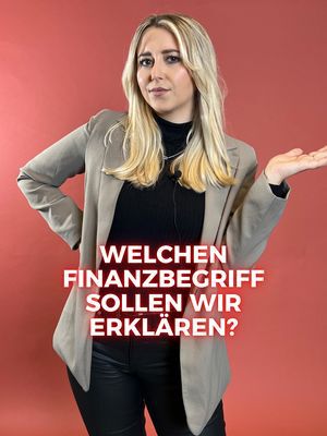 It's your turn: Welchen Finanzbegriff sollen wir DIR erklären 🤔? Schreib's uns in die Kommentare oder slide in unsere DMs ➡️💬 #whatthefinances #finanziellebildung #stadtsparkassemünchen