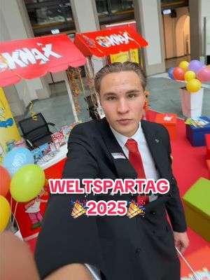 Sparen, strahlen - repeat 🤑✨ #weltspartag #teamsskm #azubi #sparen #stadtsparkassemünchen