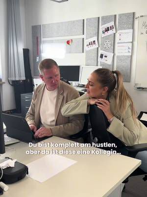 Perfekt, wollte heute eh nicht arbeiten…🙃 #fyp #kollegin #büro #job #arbeit