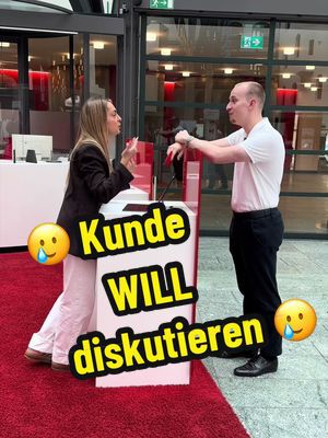 Nicht sauer, nur enttäuscht 🥲 #kunde #bank #sparkasse #diskussion #humor