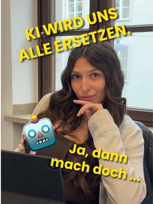 Ja, dann mach doch … #kiwilltakeourjobs #künstlicheintelligenz #arbeitslos SEO: KI wird uns alle ersetzen | KI taking jobs | Künstliche Intelligenz