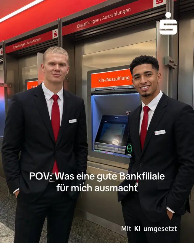 Ich glaube, dann würde ich jeden Tag mein Onlinebanking entsperren lassen, wenn Haaland und Bellingham bei uns arbeiten würden 😍😍😍 #erlinghaaland #judebellingham #stadtsparkassemünchen #bankfiliale #kibearbeitung    SEO: Erling Haaland und Jude Bellingham als Bankkauffmänner in der Stadtsparkasse München | Job als Bankkaufmann nach dem WM-Aus